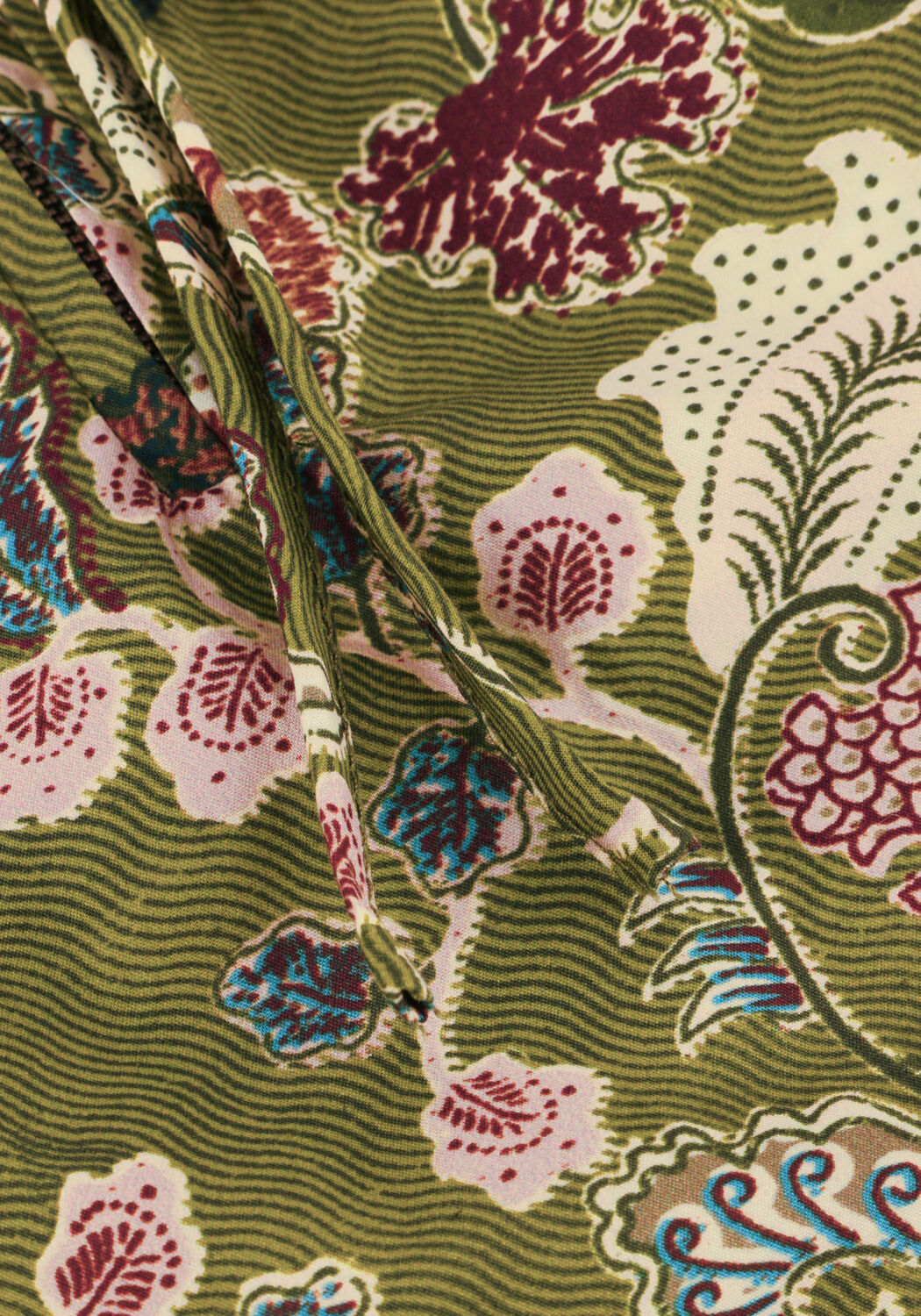 Groene ULLA JOHNSON Blouses PERLINE FLUTTER SLEEVE BLOUSE - large