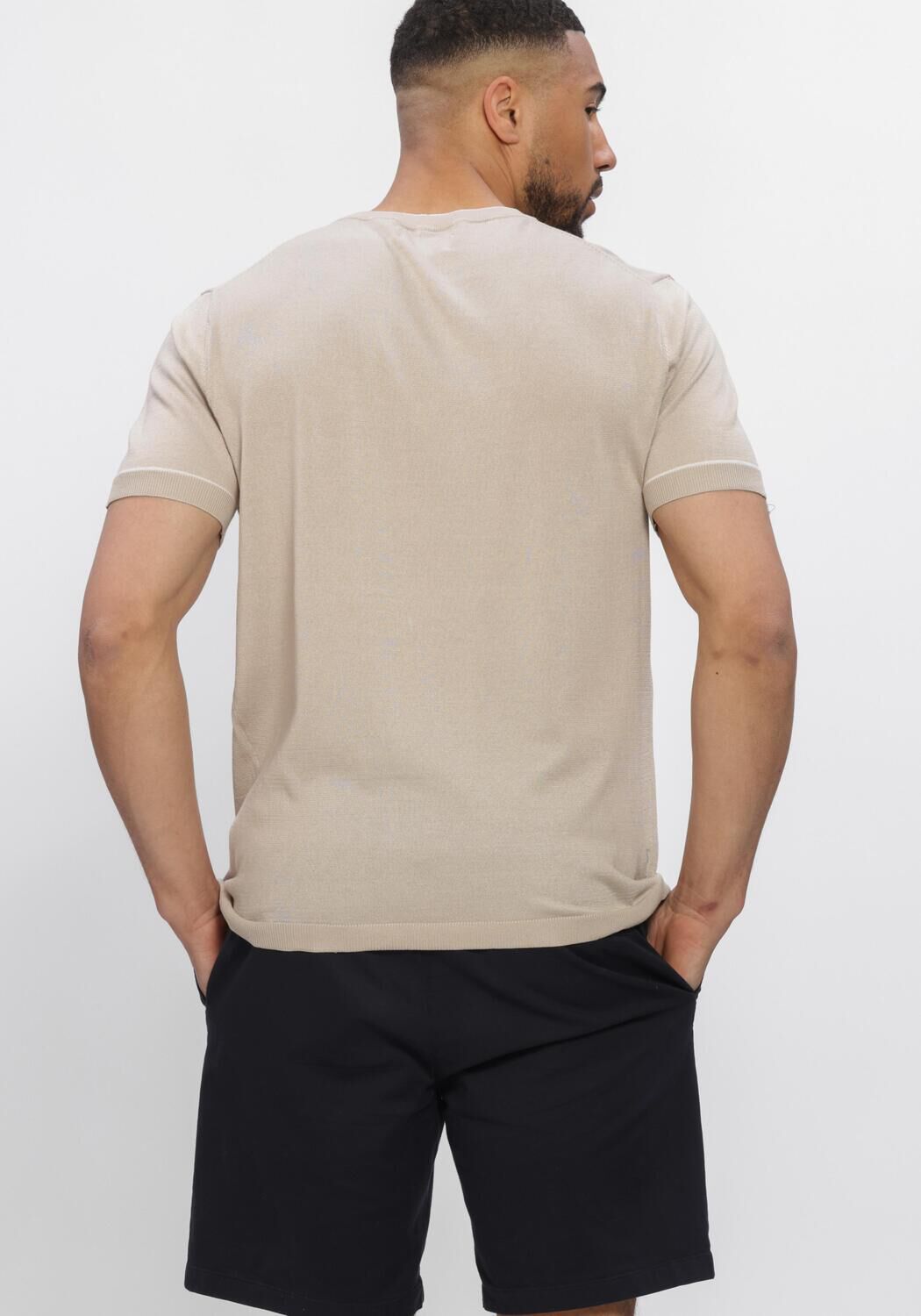 Beige STEFANO LAURAN Polo T-SHIRT BROR - large