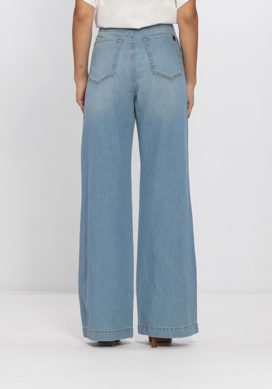 Donkerblauwe MAX MARA Blouses DENIM TROUSERS - large