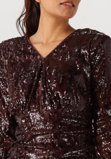 Bruine COPENHAGEN MUSE Mini jurk CMSEQUINCE-DRESS - large