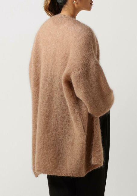 Beige AMERICAN DREAMS Vest LEE MIDI CARDIGAN - large
