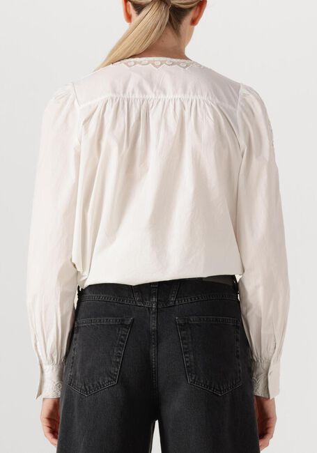 Gebroken wit ULLA JOHNSON Blouses KADY LONG SLEEVE BLOUSE - large
