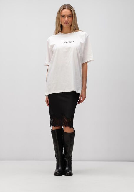 Zwarte HAUTE L'AMITI&Eacute; Midirok NAOMI LINGERIE PENCILL SKIRT - large