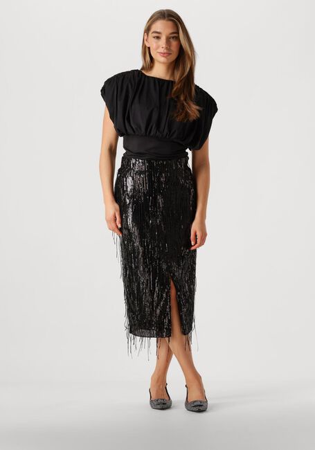 Zwarte CO'COUTURE Midirok MADDOX CC PENCIL SKIRT - large