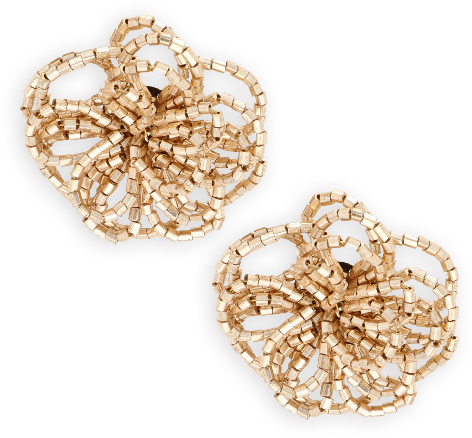 LOTT. gioielli Oorbellen Dames Ce Gb Knotted Earring L, Kleur: Goudkleurig afbeelding 1