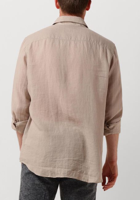 Beige PROFUOMO Casual overhemd SHIRT X-CUTAWAY SC LINNEN - large