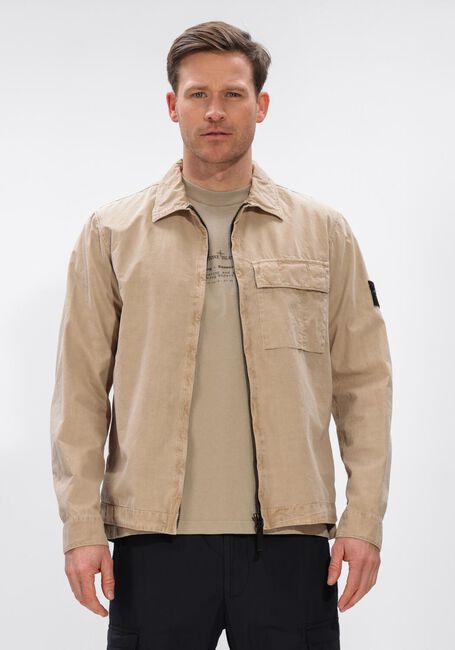 Beige STONE ISLAND Overshirts SHIRTS S00WN - large