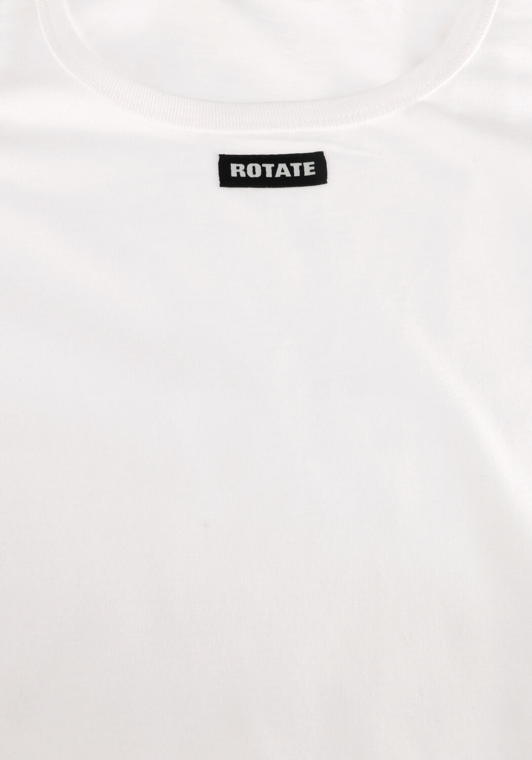 Witte ROTATE Top RUFFLE HEM TANK TOP - large