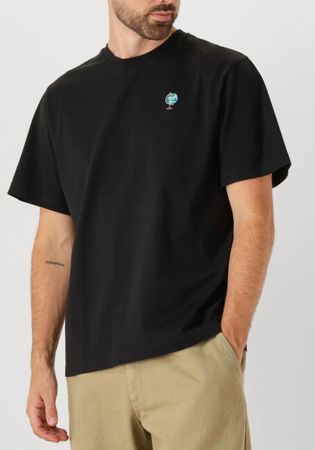 Zwarte FORÉT T-shirt GLOBUS T-SHIRT - large