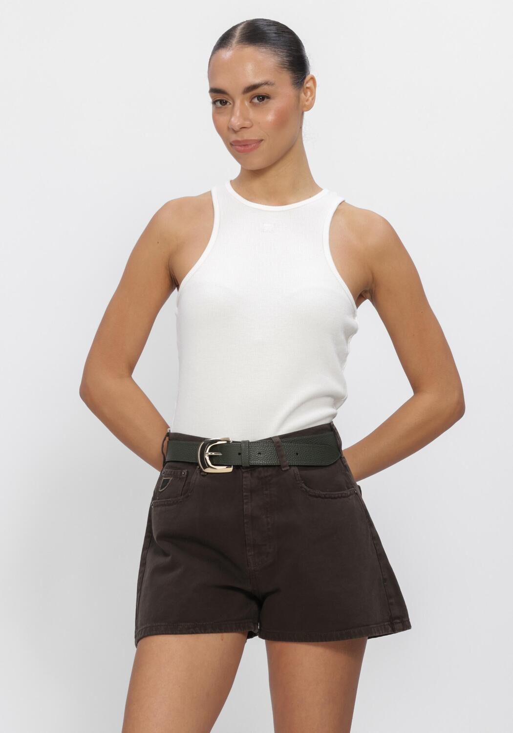 Creme ANINE BING Top COLE TANK CREAM - large