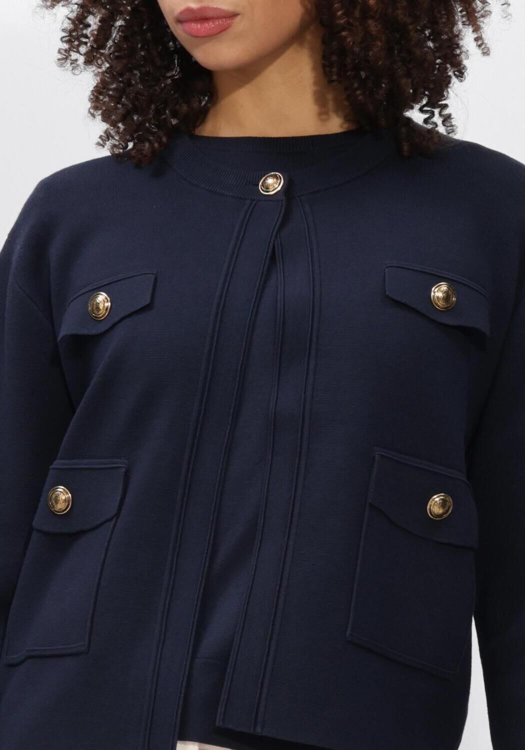 Donkerblauwe LUISA CERANO Trui 438167/5094-00 - large