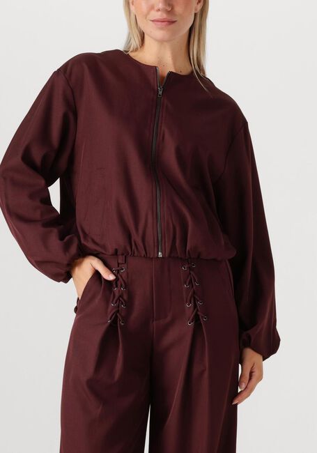 Bordeaux CO'COUTURE Jack LUNA BALLOON ZIP JACKET - large