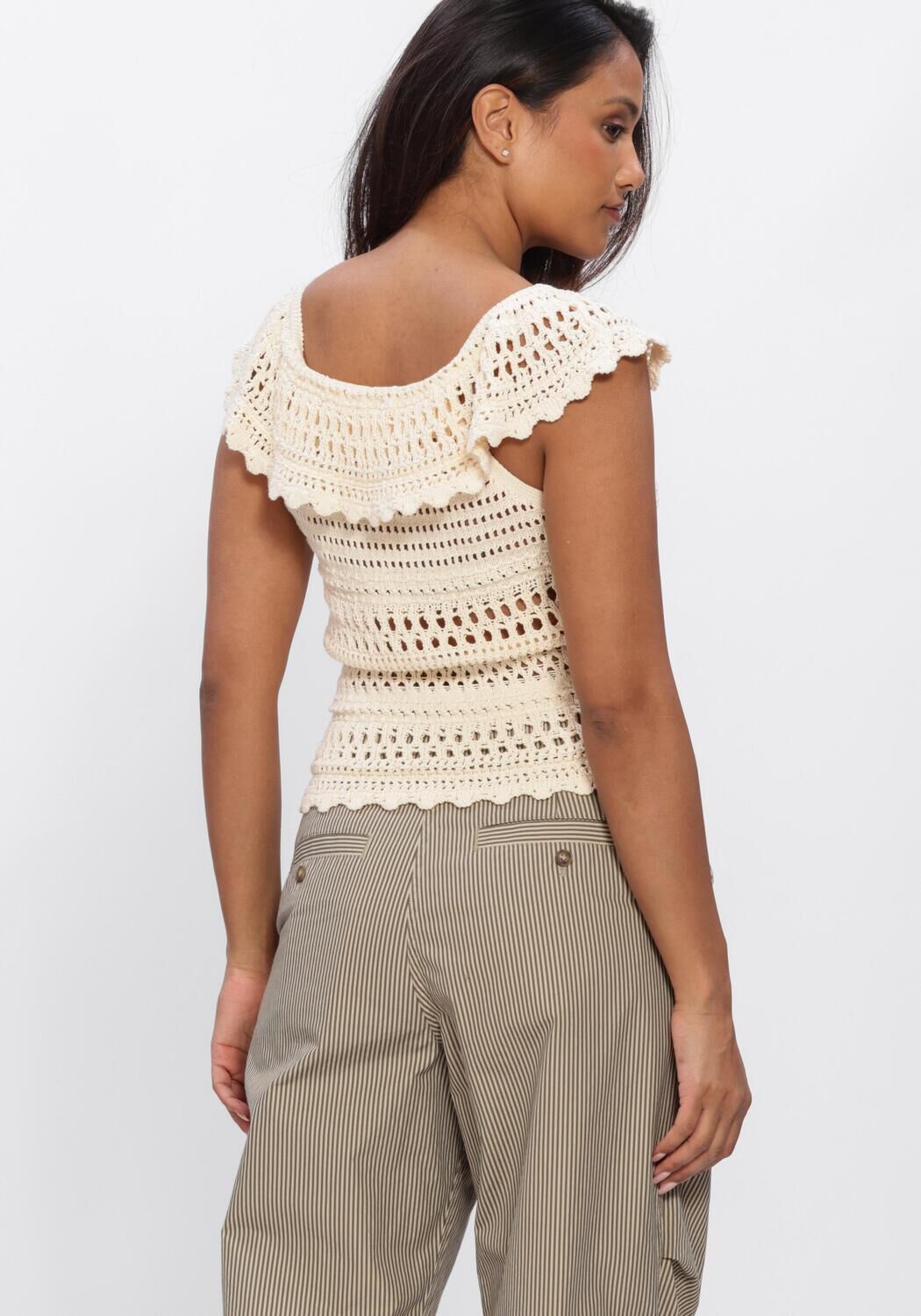 Ecru ISABEL MARANT Tops & T-shirts ZAELLE-GE - large