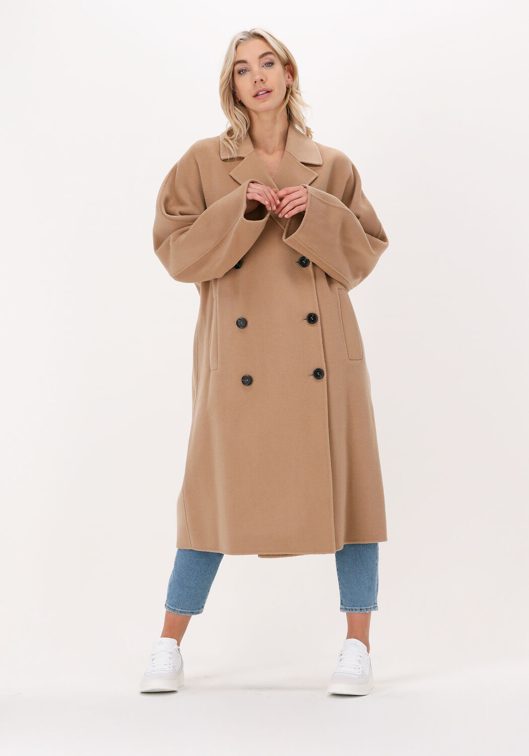 Stand Studio Mantel Dames Mikaela Coat, Maat: 38, Kleur: Camel