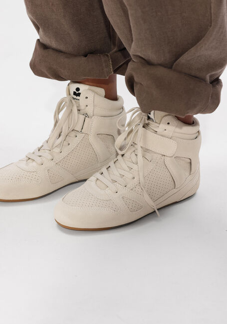 Ecru ISABEL MARANT Sneakers SENNY HIGH-GB - large