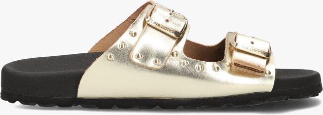 Gouden LINA LOCCHI Slippers 2 GESP SLIPPER MET STUDS Gouden LINA LOCCHI Slippers 2 GESP SLIPPER MET STUDS - large
