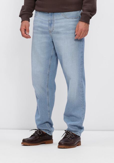 Blauwe LES DEUX Straight leg jeans RYDER WASHED DENIM JEANS - large