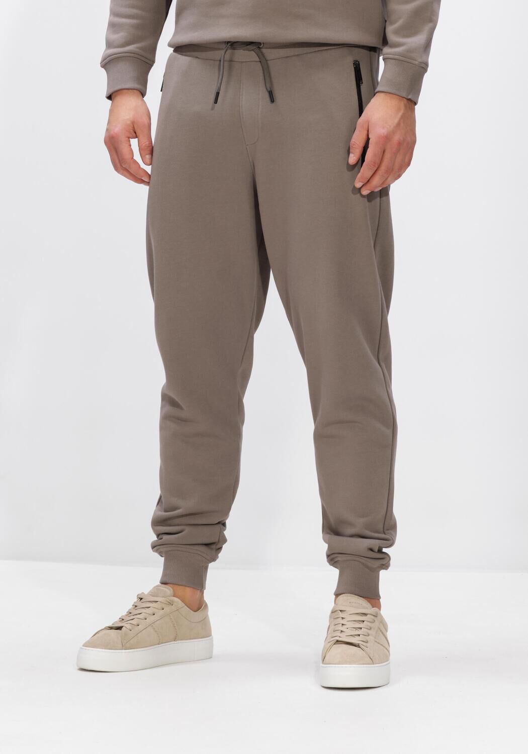 Genti Joggingbroek Heren Pants Ls, Maat: S, Kleur: Taupe afbeelding 1