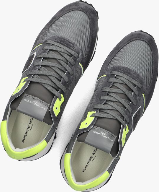 Grijze PHILIPPE MODEL Lage sneakers TROPEZ HAUTE LOW MAN Grijze PHILIPPE MODEL Lage sneakers TROPEZ HAUTE LOW MAN - large