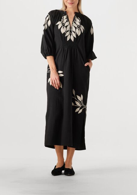 Zwarte AIMEE THE LABEL Maxi jurk LOUISC - large