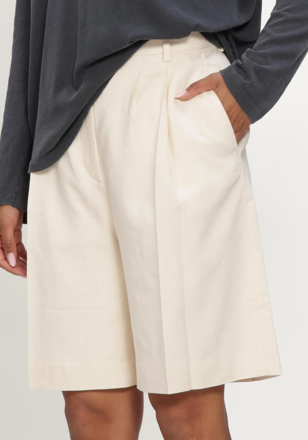 Ecru ANINE BING Korte broek BRYSON SHORT - large