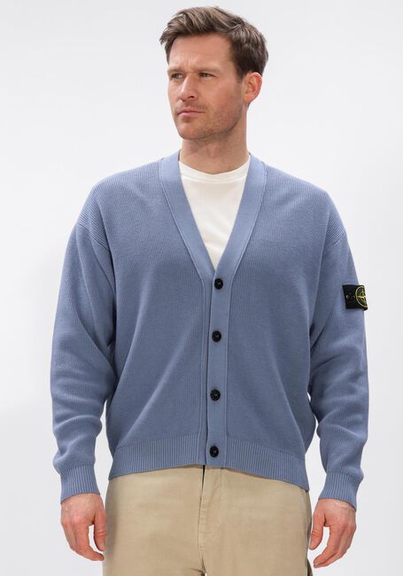 Blauwe STONE ISLAND Vest CARDIGAN - large
