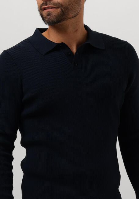 Donkerblauwe DRYKORN Polo TESUAN - large