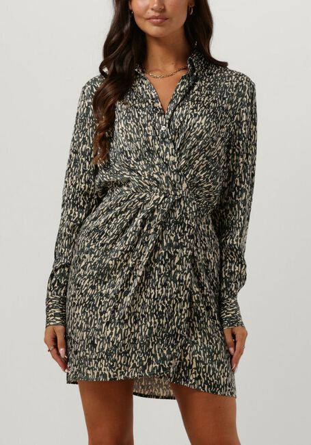 Grijze SECOND FEMALE Mini jurk LUNA DRESS - large