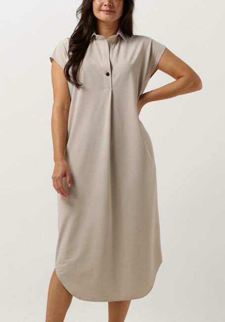 Beige PENN & INK Midi jurk S24N1501LTD - large