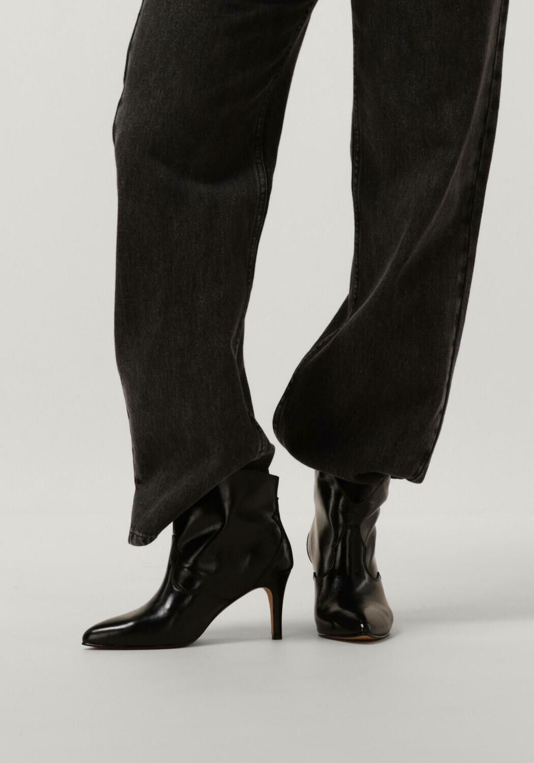 Zwarte TORAL Enkellaarsjes SELENE - large