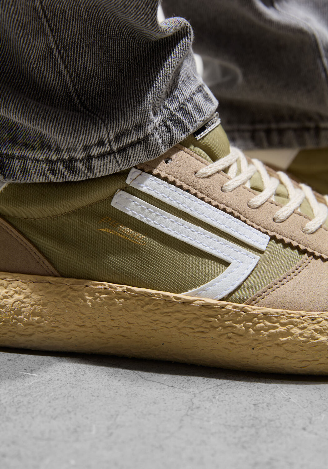 Olijf PURAAI Lage sneakers 1.01 VINTAGE - large