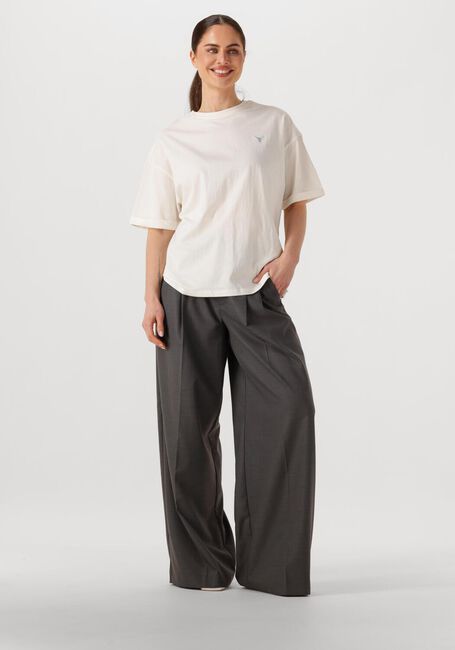 Witte ALIX THE LABEL T-shirt LADIES KNITTED ADVENTURE T-SHIRT - large