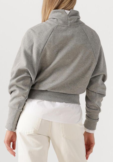 Grijze CLOSED Sweater HIGH NECK SWEATSHIRT - large