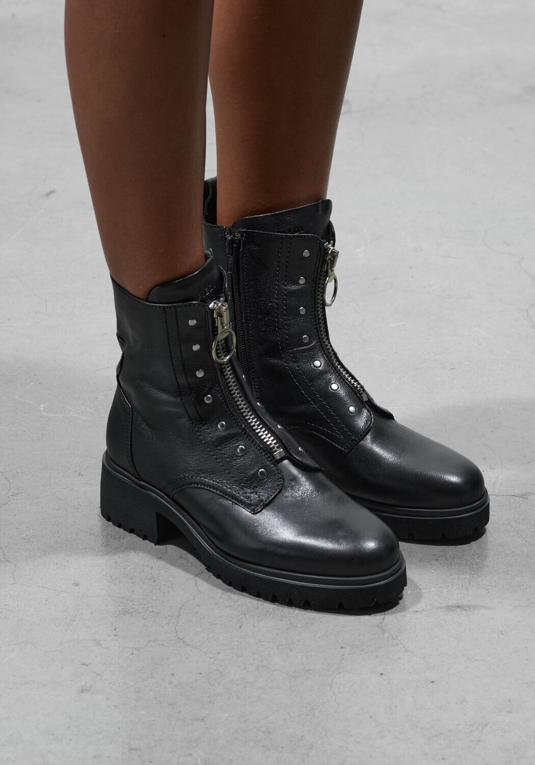 Zwarte PIEDI NUDI Enkelboots SEGNA 05.01 - medium