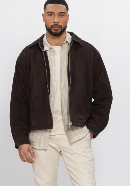 Zand NN.07 Leren jas PETRUS SUEDE 80030 - large