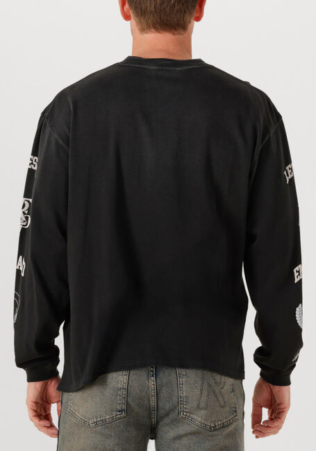 Zwarte REPRESENT T-shirt LEGACY CREST LONG SLEEVE T SHIRT - large