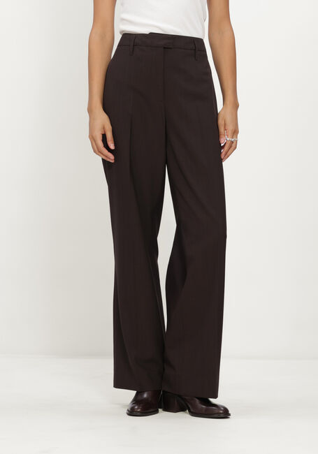 Bruine HERSKIND Broeken IVANO MID WAIST PANTS - large