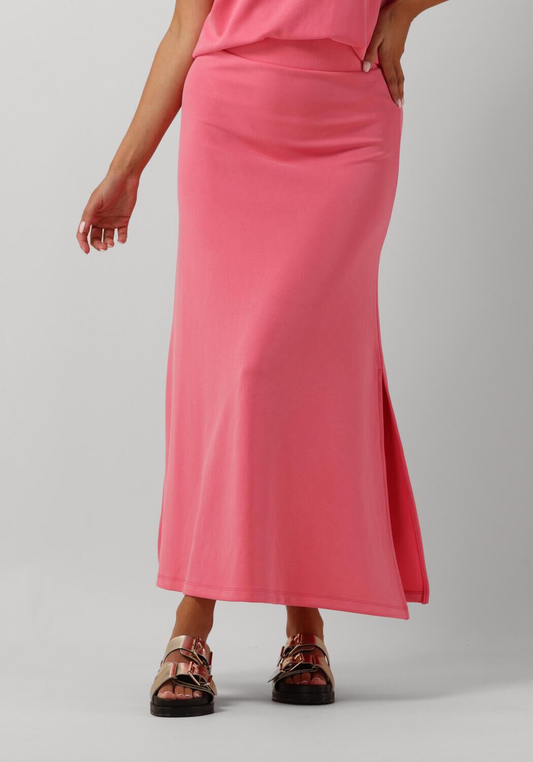 Aimee the Label Maxirok Dames Harry, Maat: M, Kleur: Roze afbeelding 1
