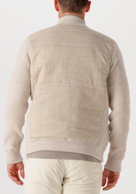 Beige GRAN SASSO Truien/vesten JACKET C FLANELLA - large