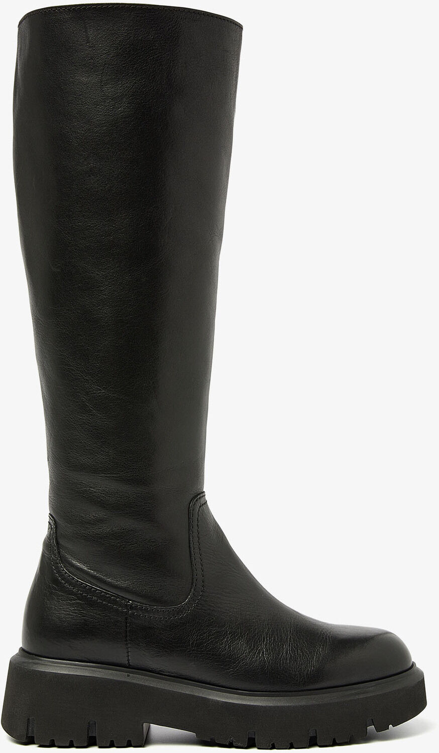 VIA VAI Hoge Laarzen Dames Ziva Vienna, Maat: 39, Materiaal: Leer, Kleur: Zwart