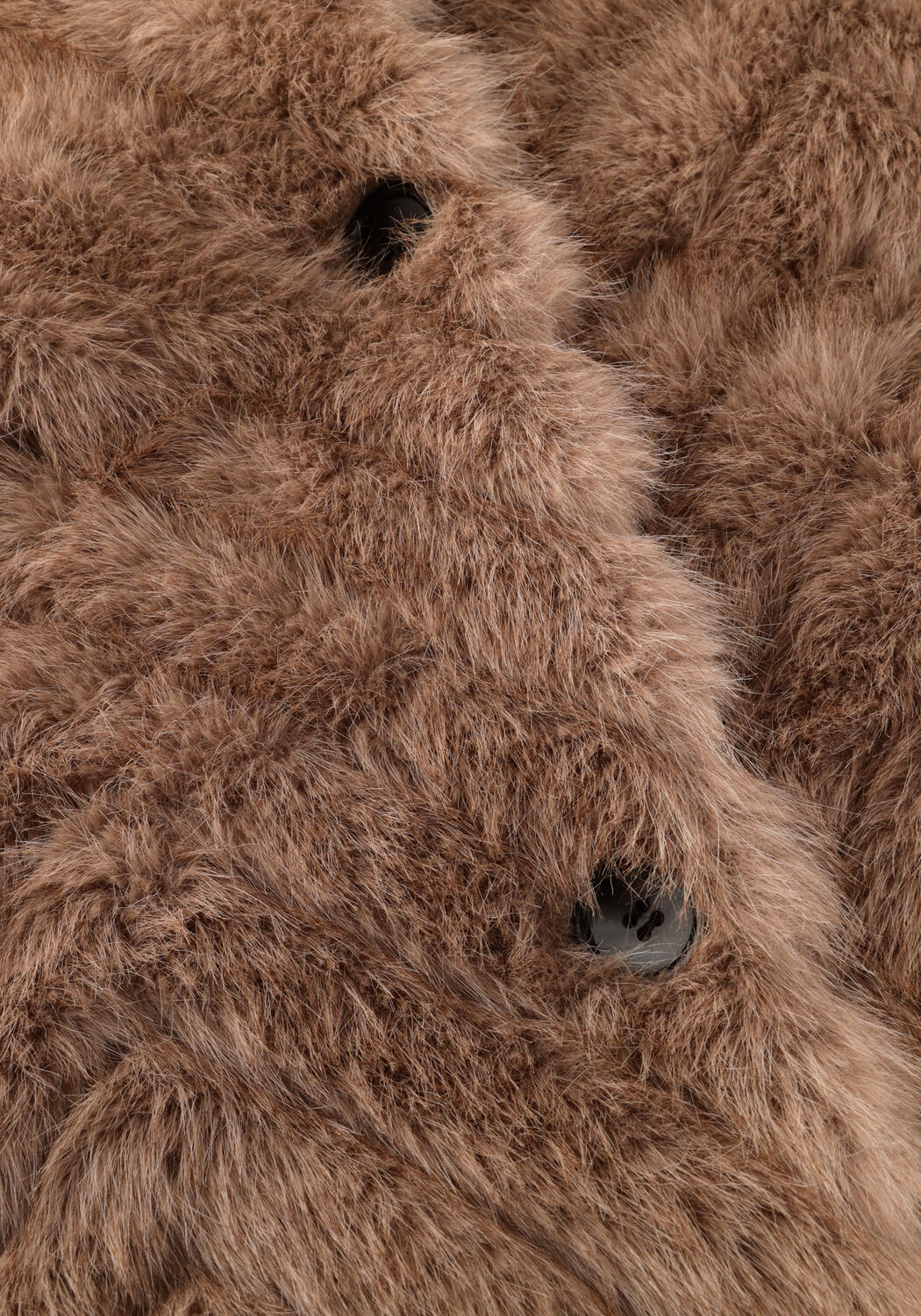 Taupe STUDIO AR Mantel SCARLET FAUX MINK ZIGZAG - large