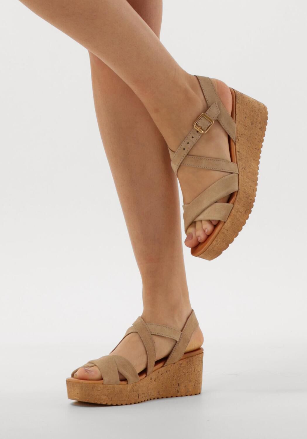 Beige AYANA Sandalen met hak 722032 - large