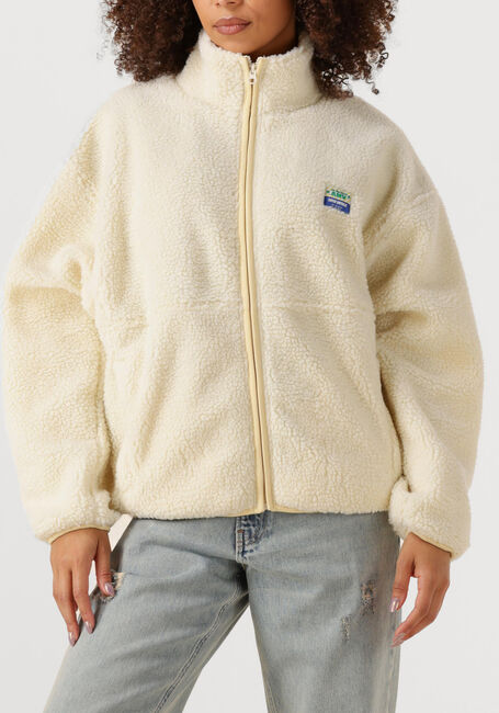 Ecru AMERICAN VINTAGE Faux fur jas HOKTOWN WOMAN - large