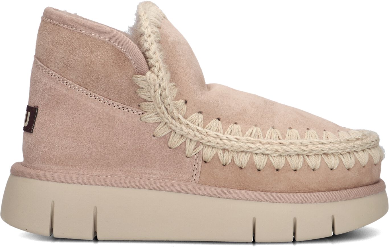 Mou Vachtlaarzen Dames Eskimo Bounce Sneaker, Maat: 35, Materiaal: Suède, Kleur: Beige