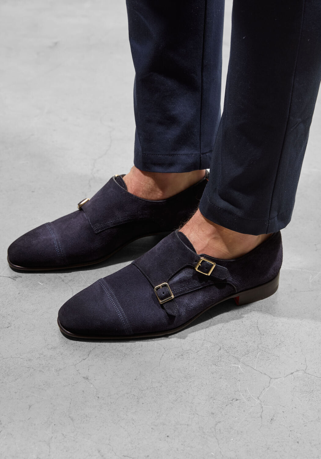 Blauwe SANTONI Instappers AXEL - medium