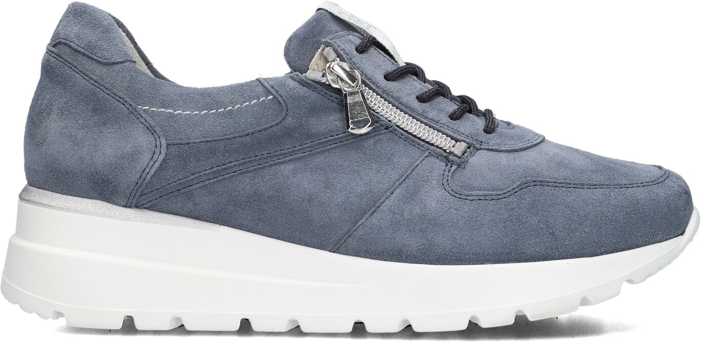 Waldläufer Lage Sneakers Dames 793007, Maat: 39,5, Materiaal: Suède, Kleur: Blauw