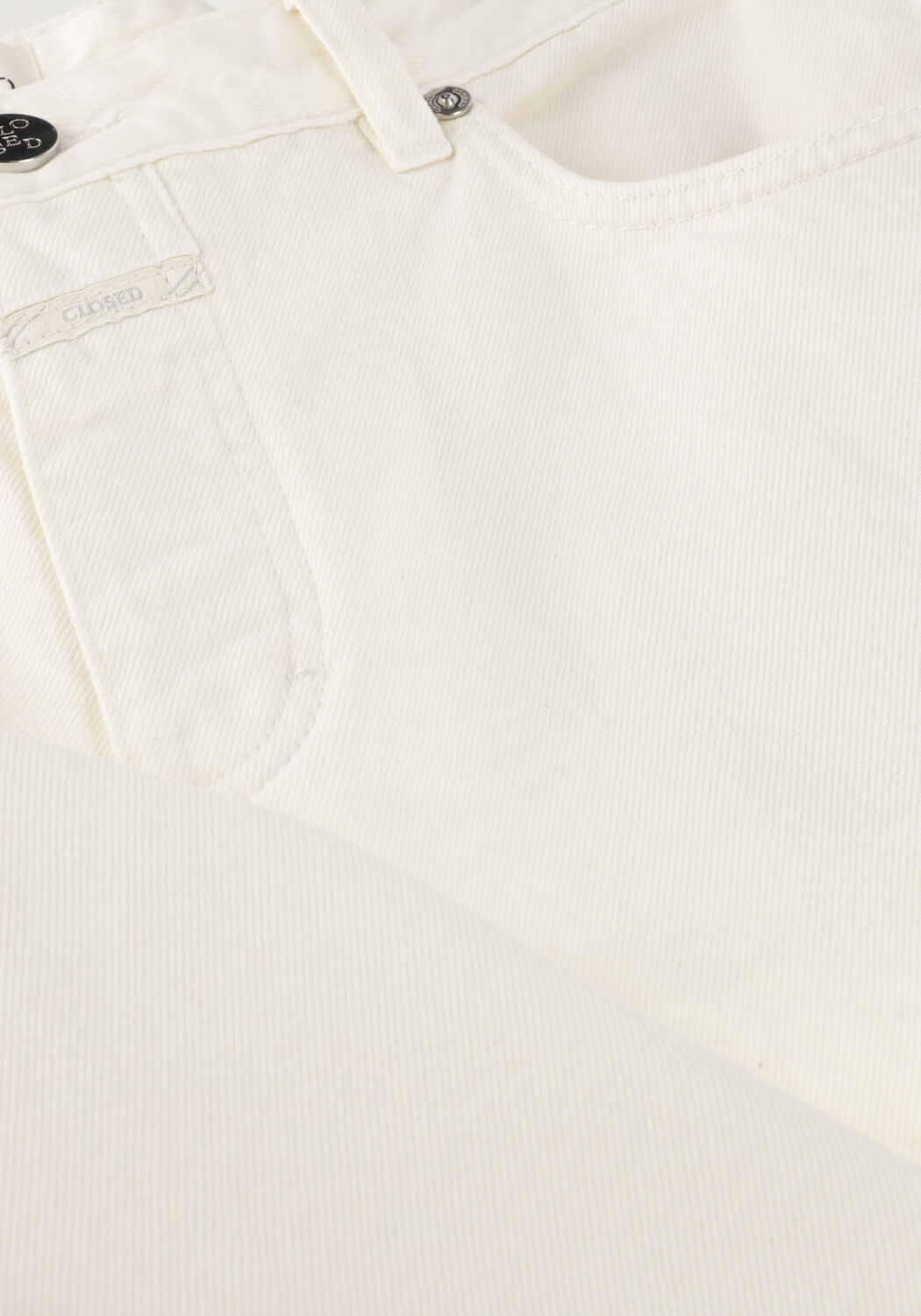 Ecru CLOSED Wide jeans GILLAN - large