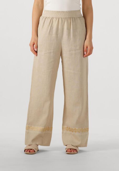 Beige GREEK ARCHAIC KORI Wijde broek 210624 - large