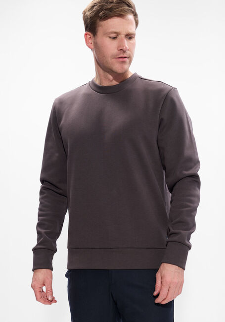 Bruine WAHTS Trui YATES TECH COTTON - large
