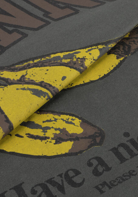 Donkergrijze GANNI Tops & T-shirts FUCTURE HEAVY JERSEY RAGLAN - large